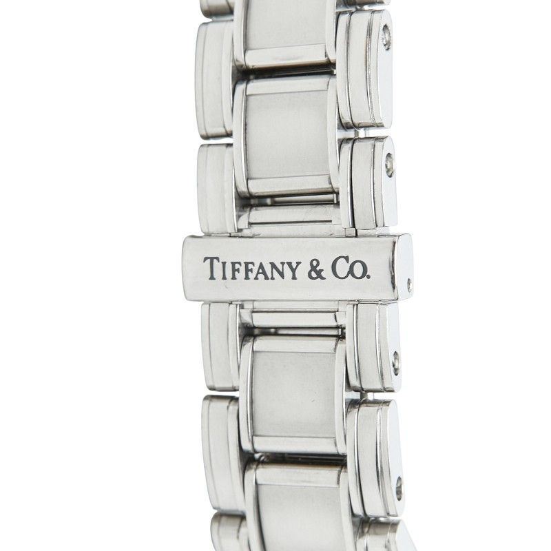Tiffany & Co Atlas Watch Black Silver Stainless Steel 1 — view 8