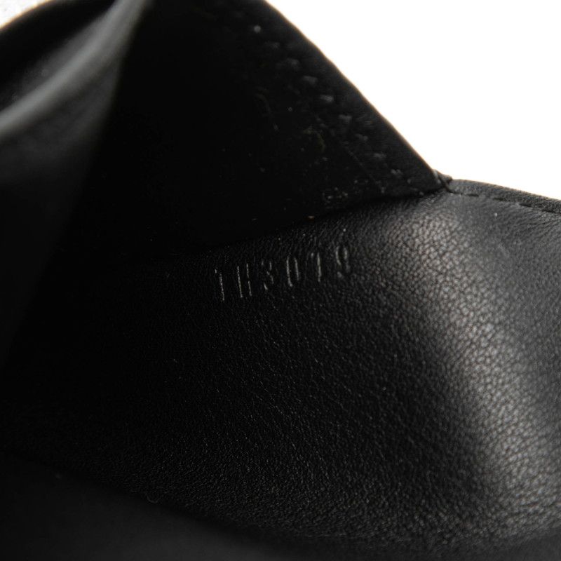 Louis Vuitton Mahina Portefeuille Amelia Bifold Wallet Black Leather — view 5