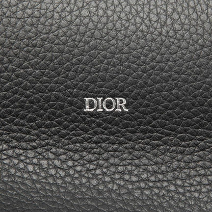 Dior Oblique Saddle Wallet Black Canvas Leather — view 5
