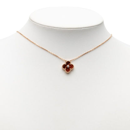 Van Cleef & Arpels Vintage Alhambra Diamond Christmas Limited Pendant Necklace — view 6