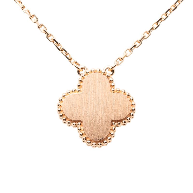 Van Cleef & Arpels Vintage Alhambra Diamond Christmas Limited Pendant Necklace — view 2