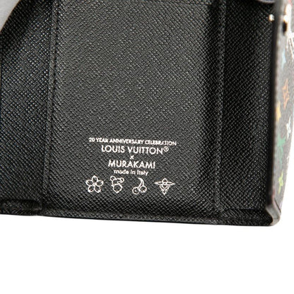 Louis Vuitton Takashi Murakami Portefeuille Victorine Trifold Wallet Black 1 — view 7