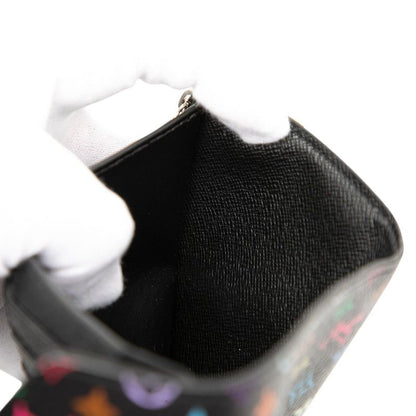 Louis Vuitton Takashi Murakami Portefeuille Victorine Trifold Wallet Black 1 — view 6