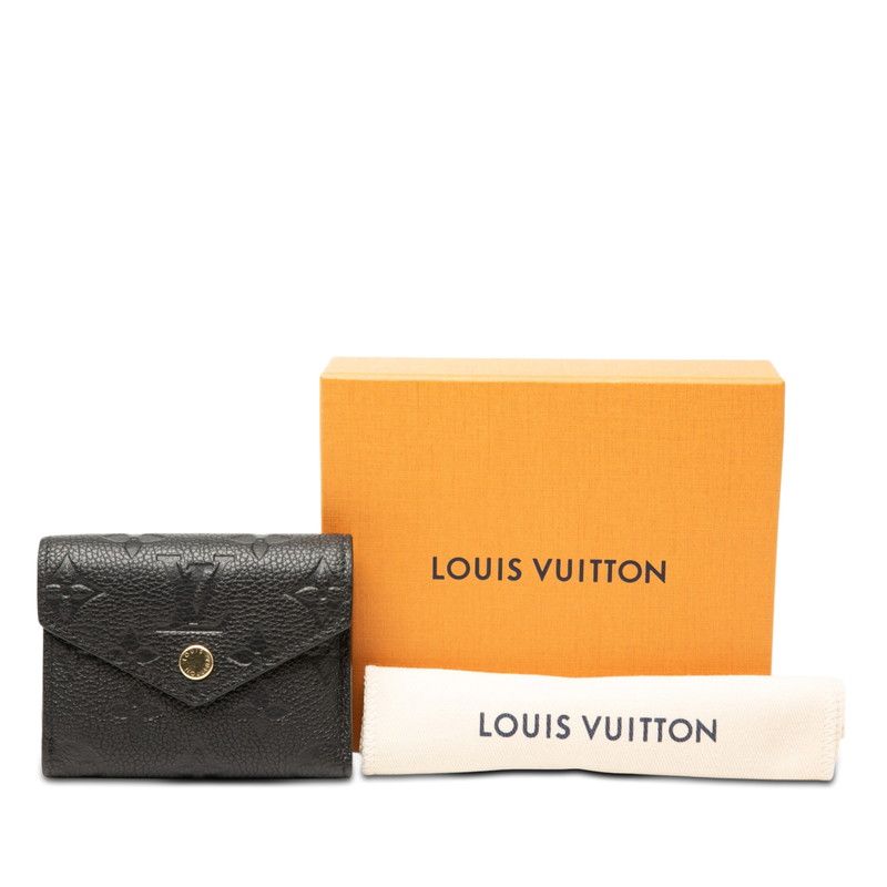 Louis Vuitton Monogram Empreinte Portefeuille Zoe Trifold Wallet Noir Black — view 7