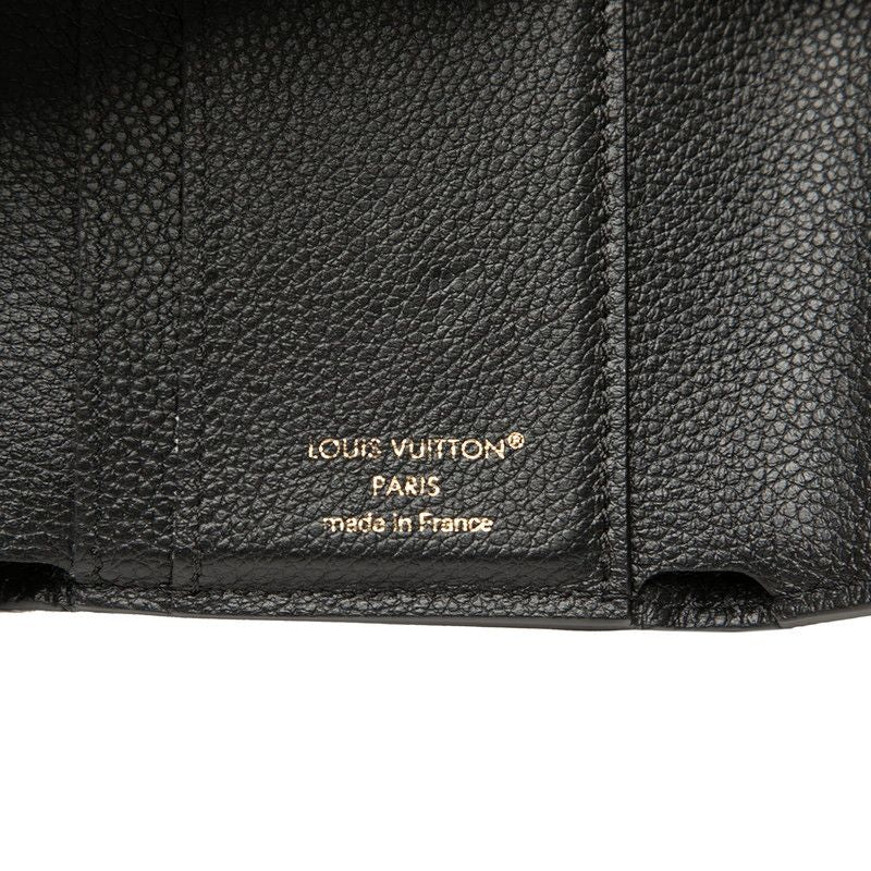 Louis Vuitton Monogram Empreinte Portefeuille Zoe Trifold Wallet Noir Black — view 6