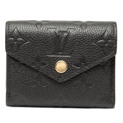 Louis Vuitton Monogram Empreinte Portefeuille Zoe Trifold Wallet Noir Black