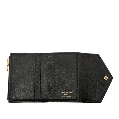 Louis Vuitton Monogram Empreinte Portefeuille Zoe Trifold Wallet Noir Black — view 4