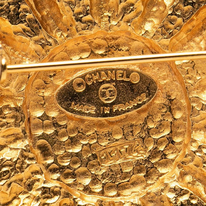 Chanel Emblem CC Logo Brooch Gold Plated 1 — view 3