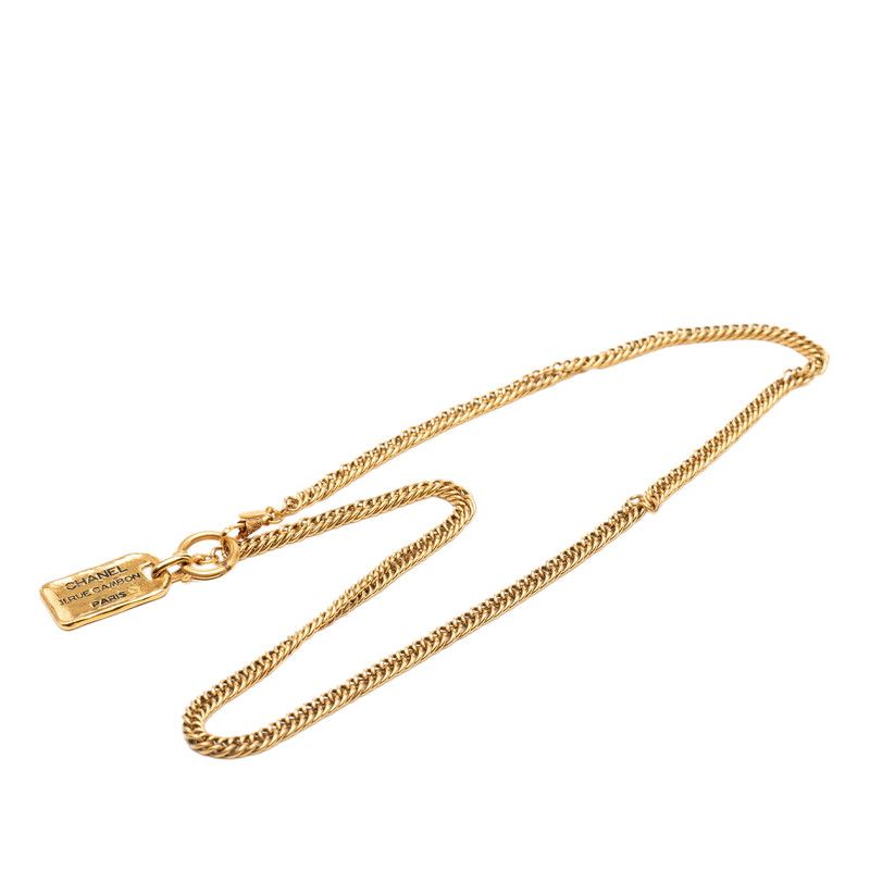 Chanel 31 Rue Cambon Vintage Necklace Gold Plated 1 — view 3