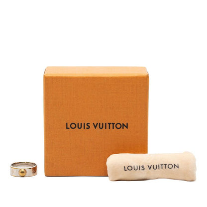 Louis Vuitton Nanogram Ring S Silver Gold Metal Plated — view 7