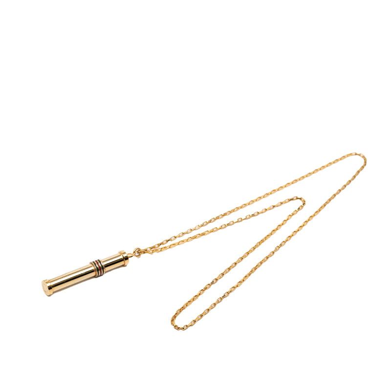 Gucci Sherry Line Perfume Bottle Venetian Chain Pendant Necklace Gold Multicolor — view 3
