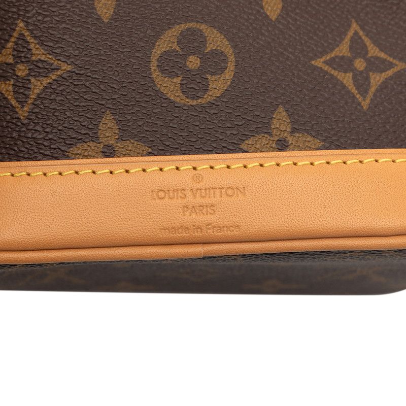 Louis Vuitton Monogram Nano Noe 2-Way Shoulder Bag Drawstring Brown Leather — view 5