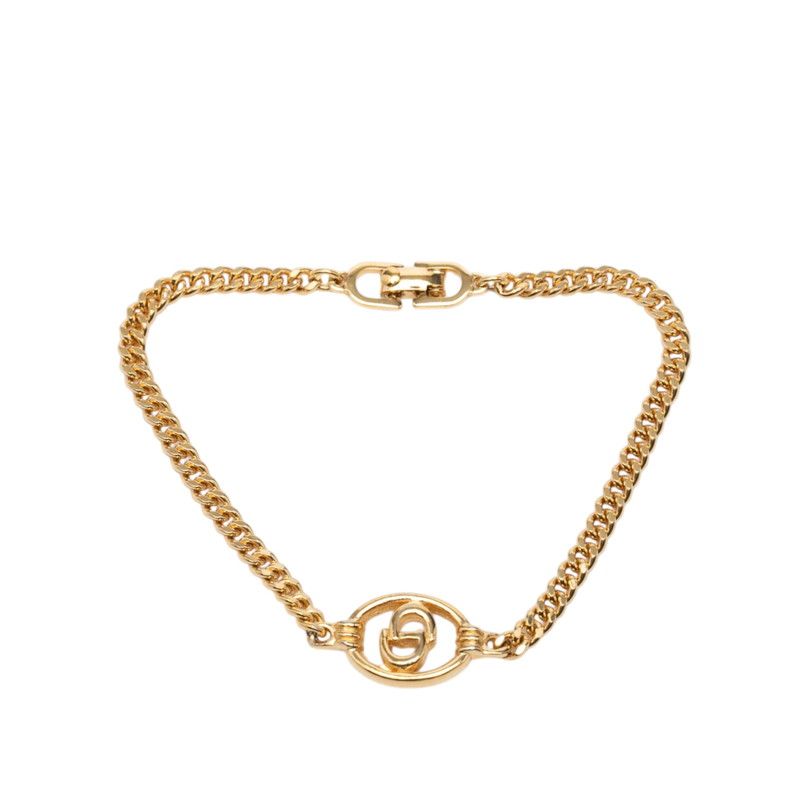 Dior CD Logo Bracelet Gold Plated 1