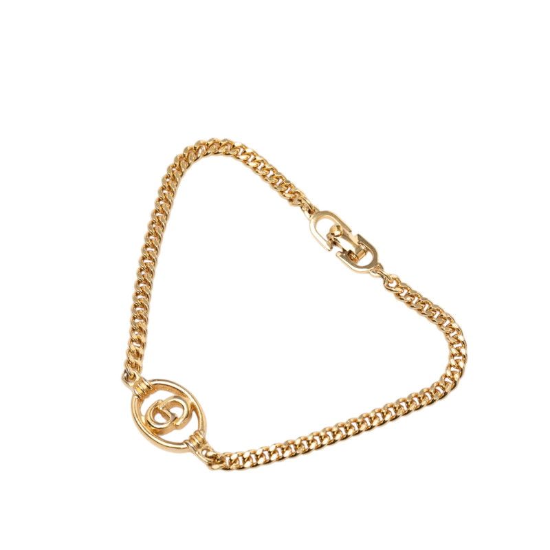 Dior CD Logo Bracelet Gold Plated 1 — view 2