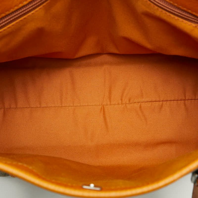 Gucci GG Supreme Tote Beige Orange Leather 1 — view 8