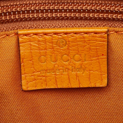 Gucci GG Supreme Tote Beige Orange Leather 1 — view 9