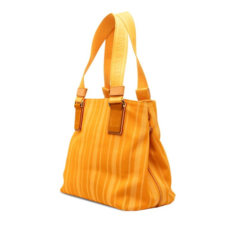 Louis Vuitton Plan Soleil Cabas PM Tote Shoulder Bag Joan Passion Yellow Canvas — view 2