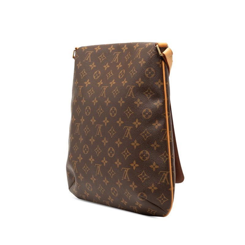 Louis Vuitton Monogram Musette Crossbody Shoulder Bag Brown Leather — view 2