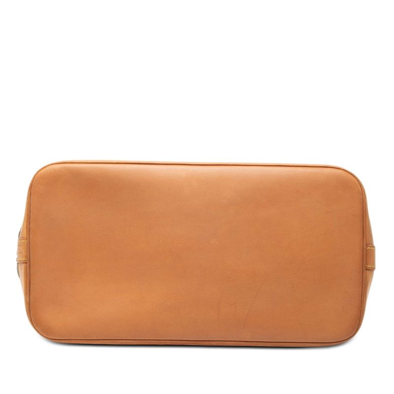 Louis Vuitton Monogram Alma PM Handbag Brown Leather — view 3