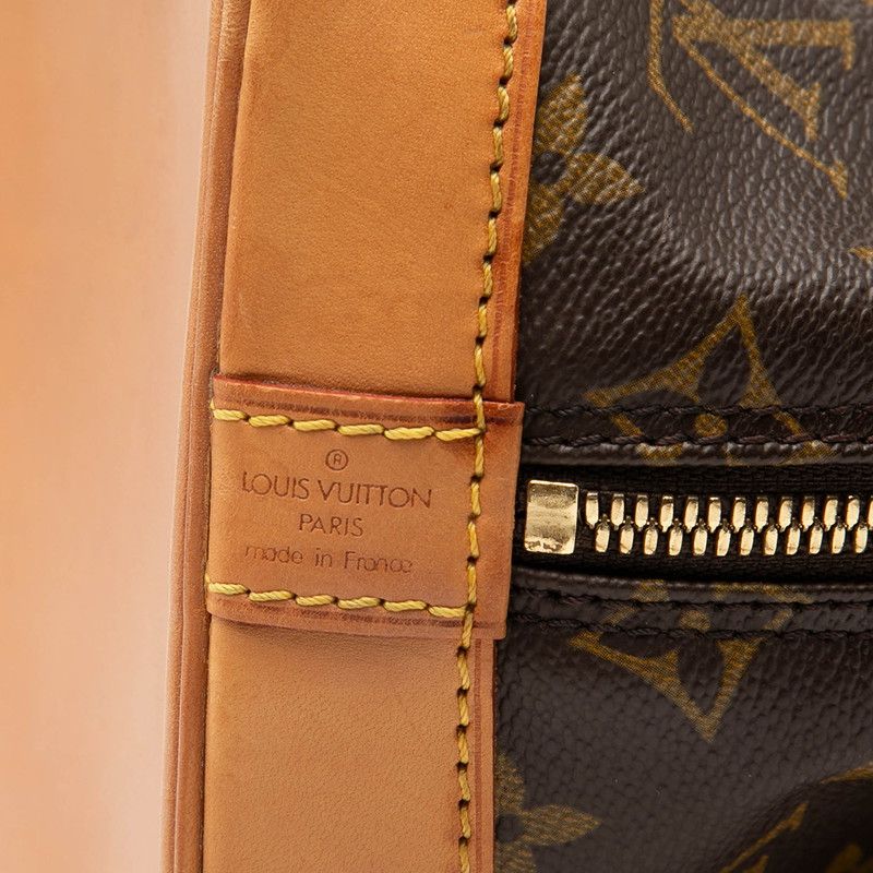 Louis Vuitton Monogram Alma PM Handbag Brown Leather — view 5