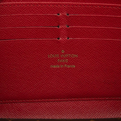 Louis Vuitton Monogram Zippy Wallet Retiro Brown Cerise Leather — view 5
