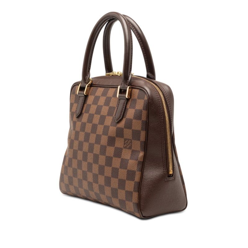 Louis Vuitton Damier Brera Handbag Brown Leather — view 2