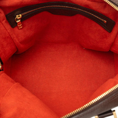 Louis Vuitton Damier Brera Handbag Brown Leather — view 4
