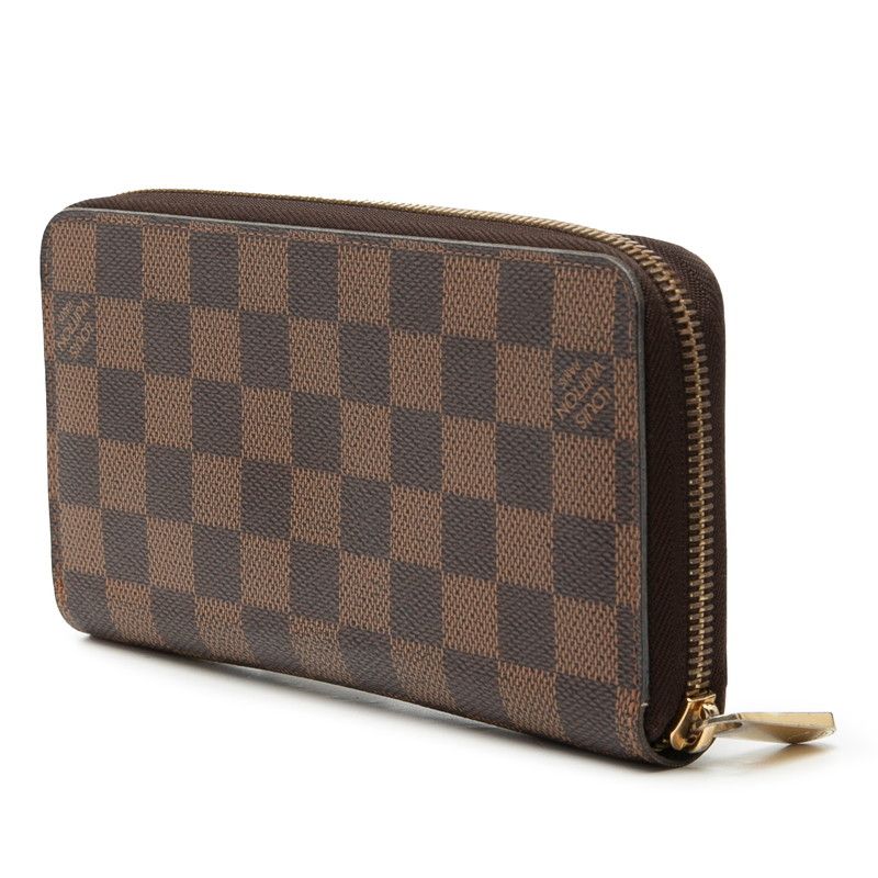 Louis Vuitton Damier Zippy Wallet Brown — view 2