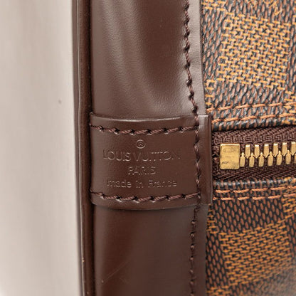 Louis Vuitton Damier Alma PM Handbag Brown Leather — view 5