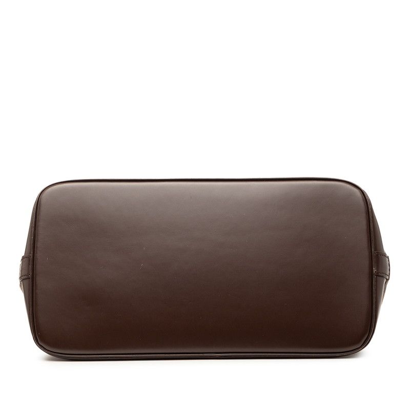 Louis Vuitton Damier Alma PM Handbag Brown Leather — view 3