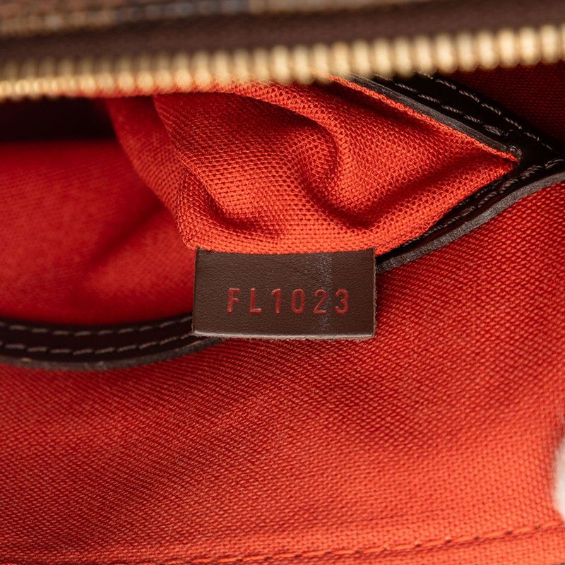 Louis Vuitton Damier Alma PM Handbag Brown Leather — view 6