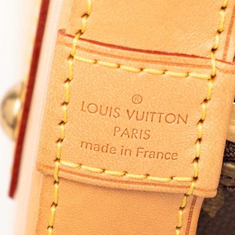 Louis Vuitton Monogram Alma BB Shoulder Bag 2-Way Brown Leather — view 5