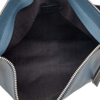 Loewe Anagram T Messenger Bag Crossbody Bicolor Navy Leather — view 4
