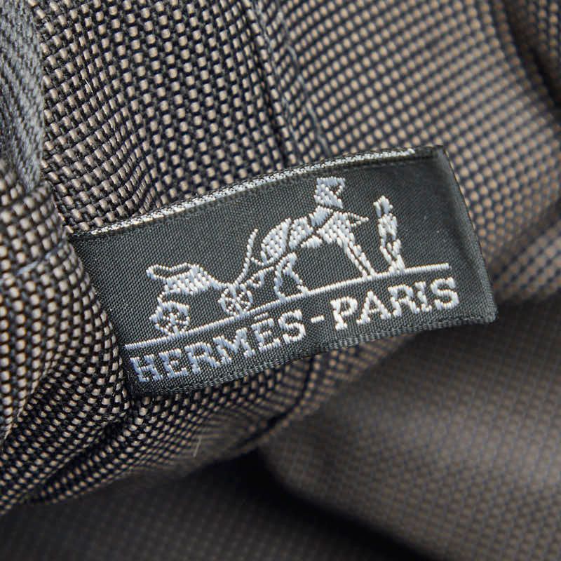 Hermes Her Line GM Tote Gray Canvas — view 9