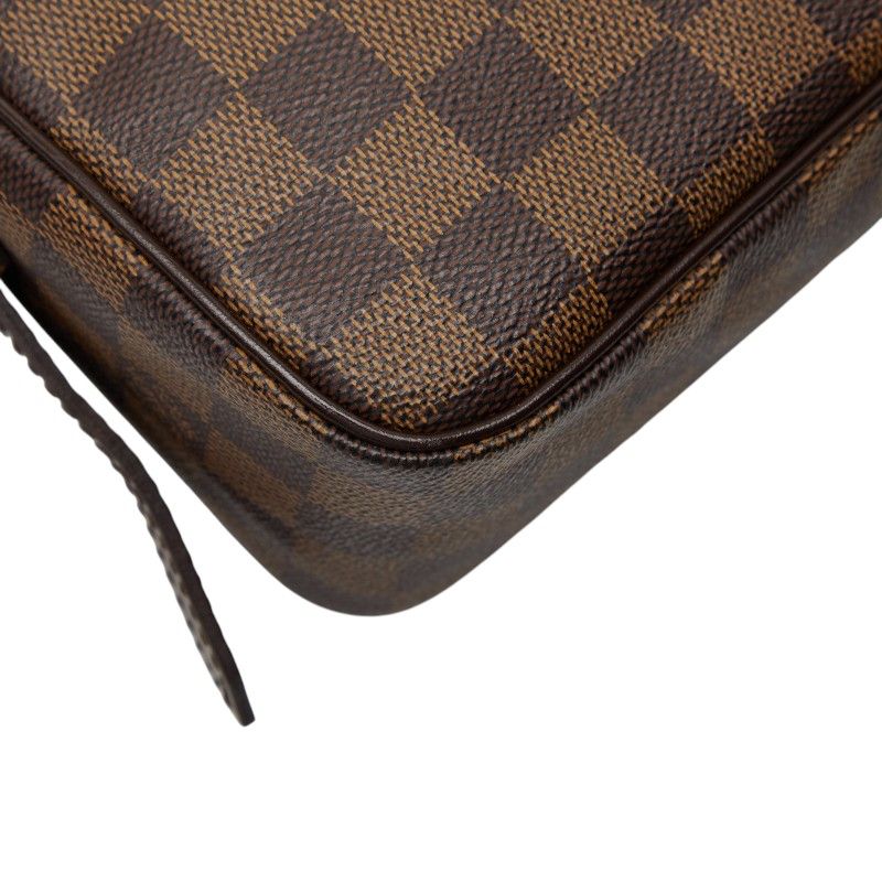 Louis Vuitton Damier Ravello PM Shoulder Bag Brown Leather — view 7