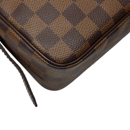 Louis Vuitton Damier Ravello PM Shoulder Bag Brown Leather — view 7