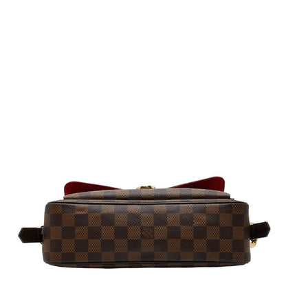 Louis Vuitton Damier Ravello PM Shoulder Bag Brown Leather — view 3