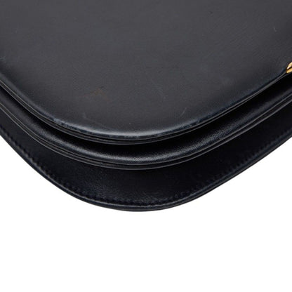 Cartier Saffiano Line Shoulder Bag Black Leather — view 5