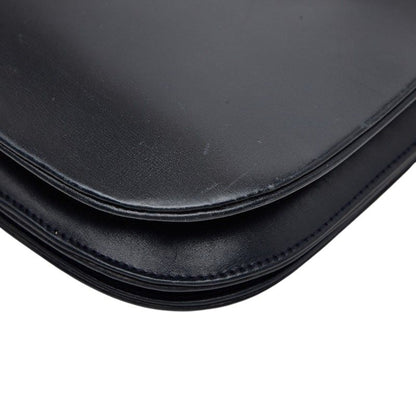 Cartier Saffiano Line Shoulder Bag Black Leather — view 6