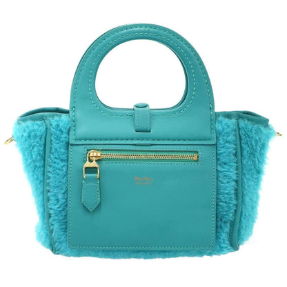 Max Mara Maxmara Teddy Bear Extra Small Reversible Bag Green