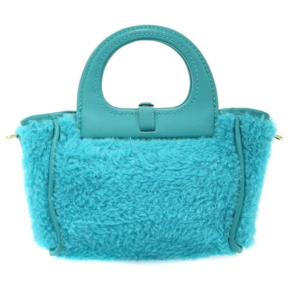 Max Mara Maxmara Teddy Bear Extra Small Reversible Bag Green — view 2