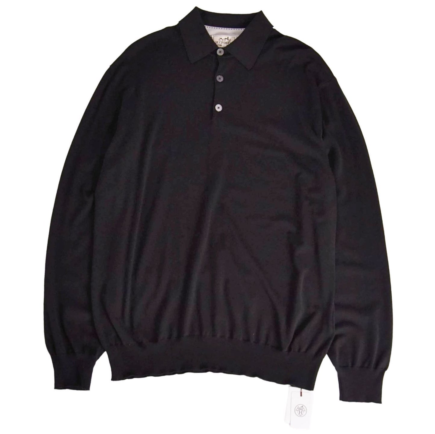 Hermes Knit Sweater Polo Shirt Longs