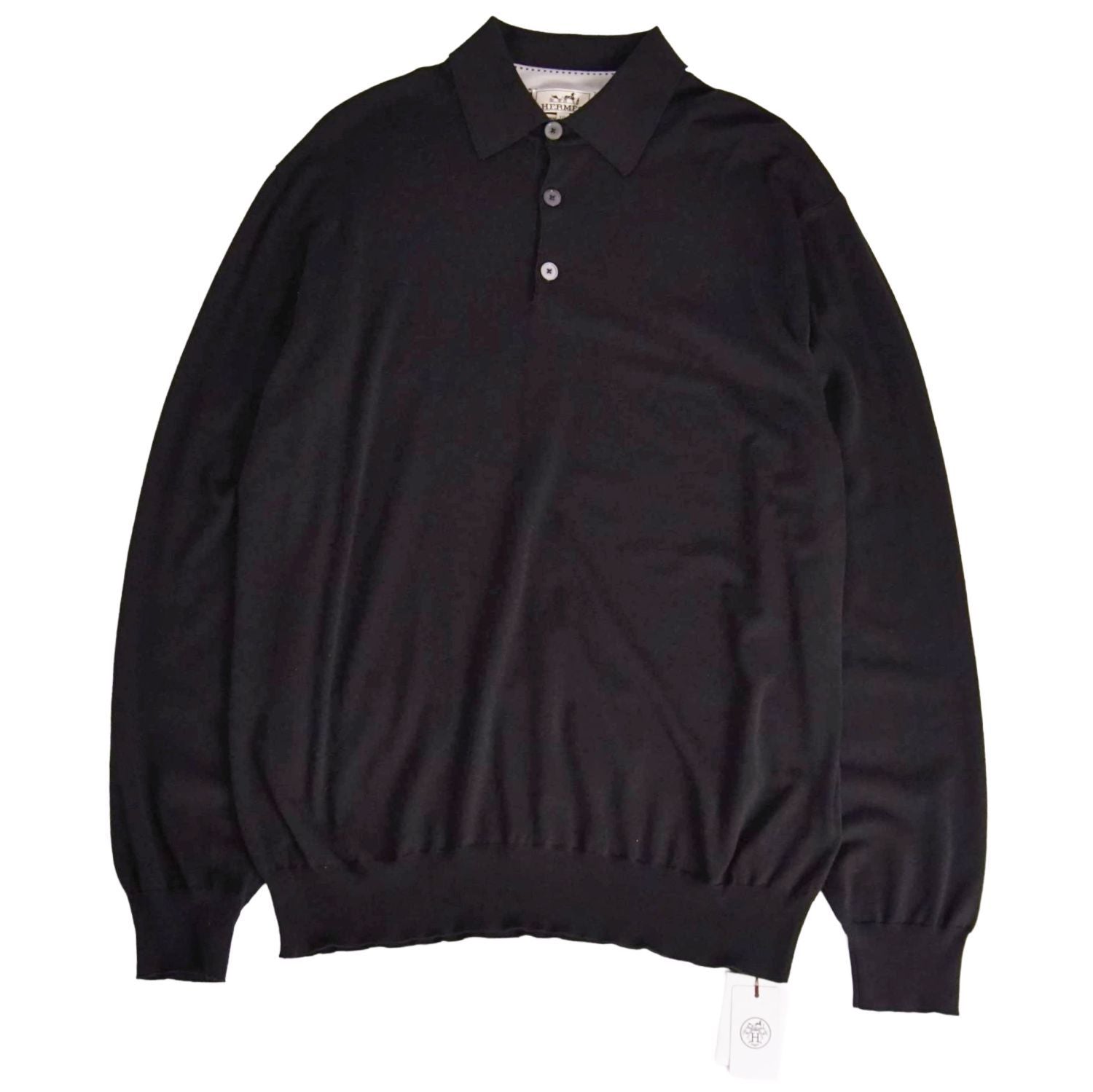 Hermes Knit Sweater Polo Shirt Longs
