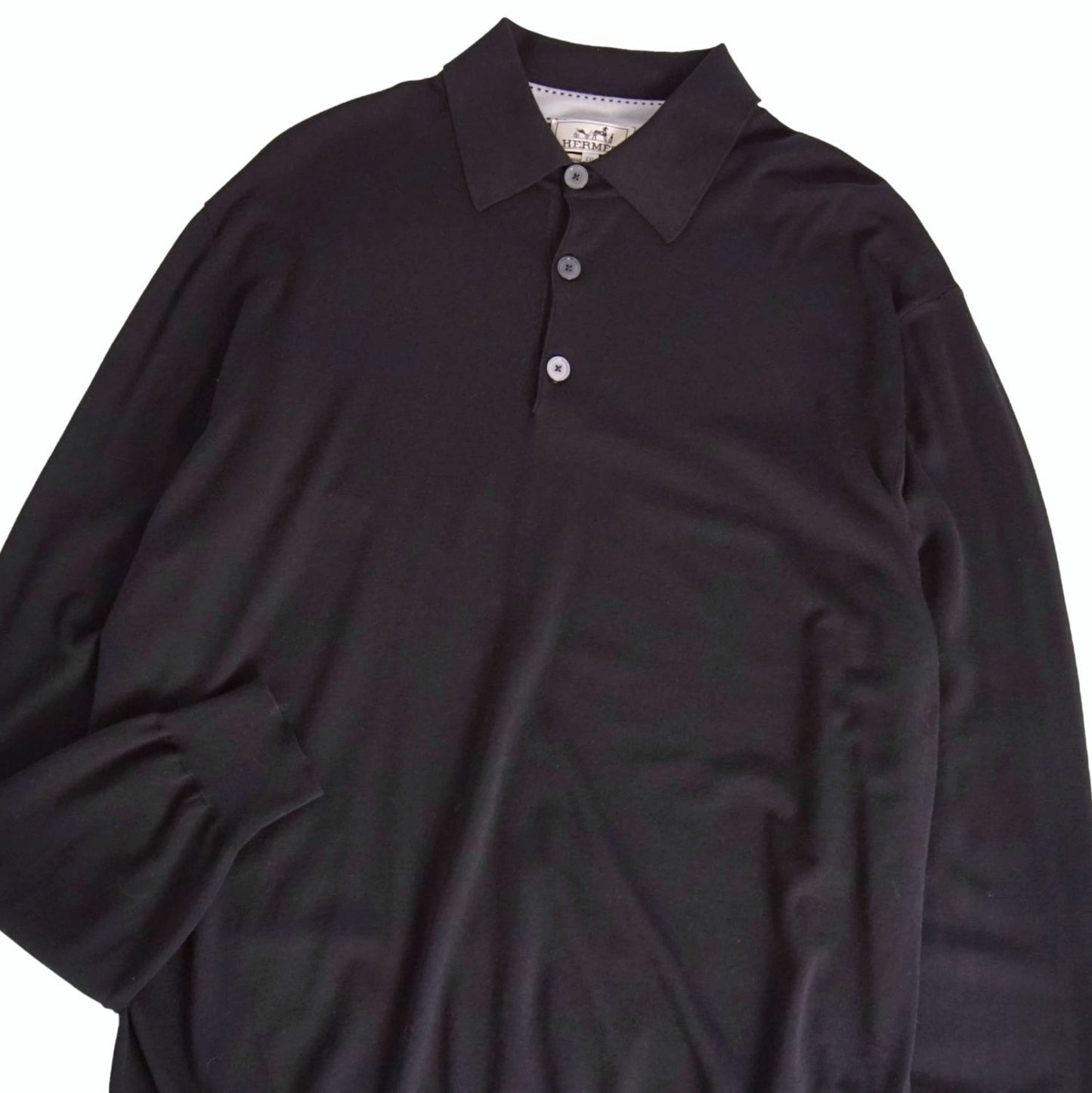 Hermes Knit Sweater Polo Shirt Longs — view 2