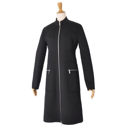 Celine Coat Long Zip Up Wool Cashmi — view 5