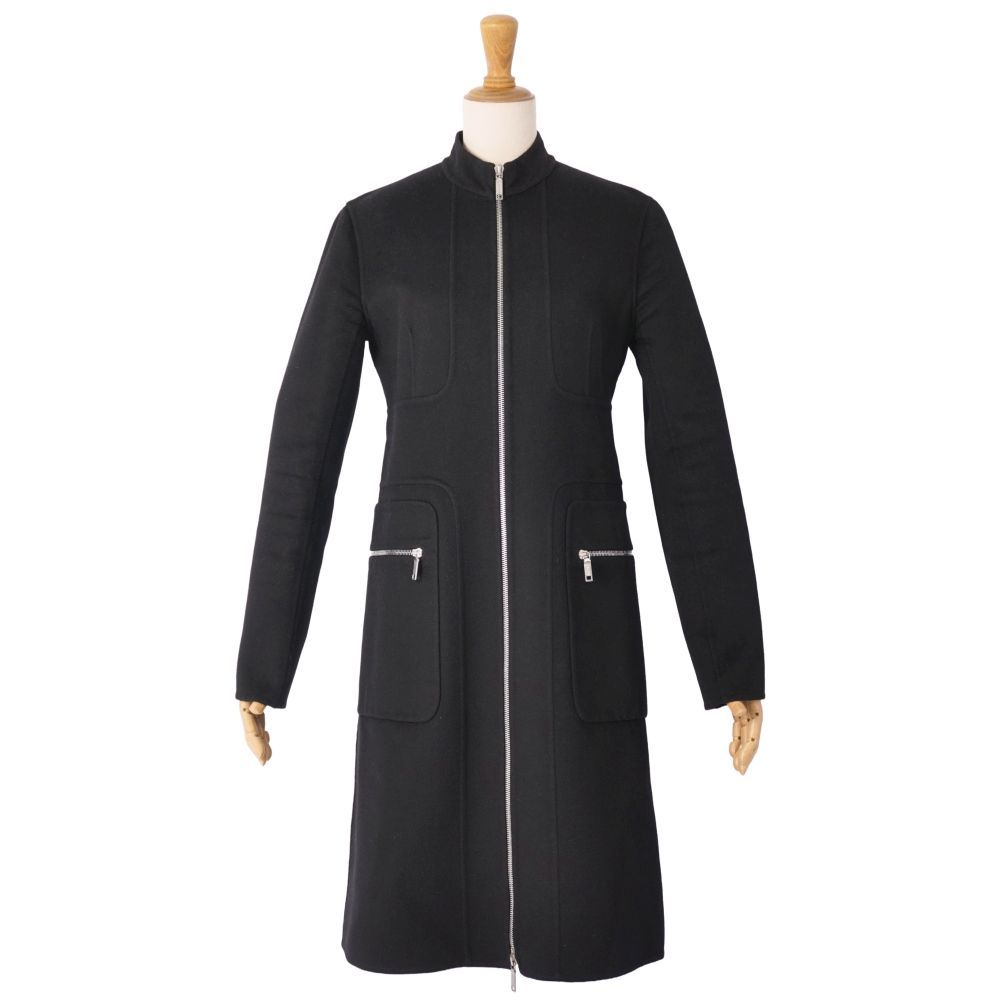 Celine Coat Long Zip Up Wool Cashmi — view 3
