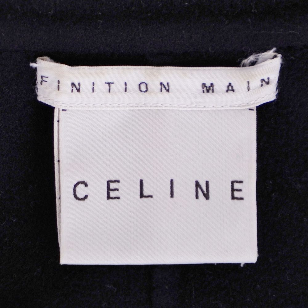 Celine Coat Long Zip Up Wool Cashmi — view 9