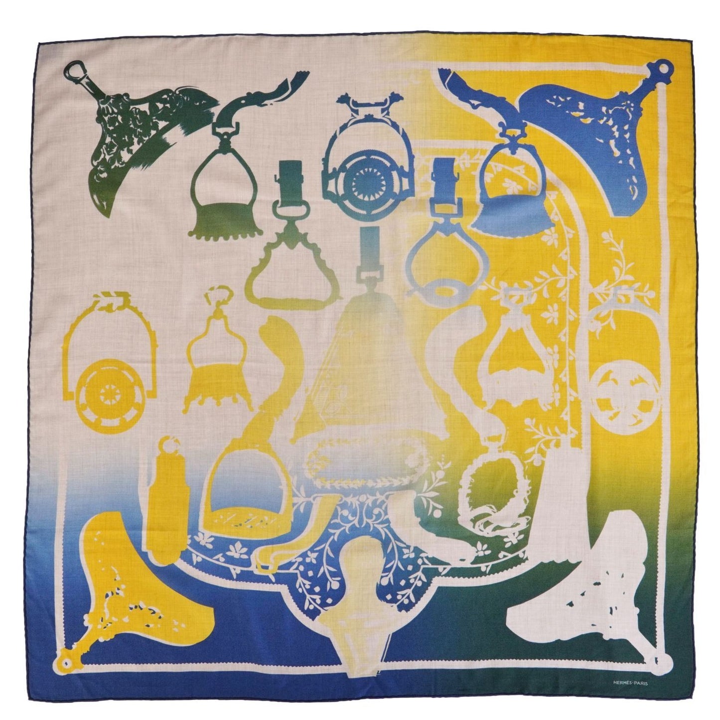 Hermes Etriers Chromatiques Sca Scarf