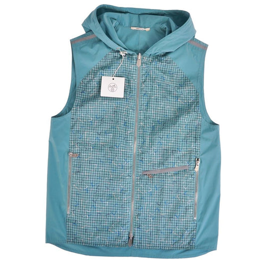 Hermes Vest Hooded Gilet Reversible All Over Pattern
