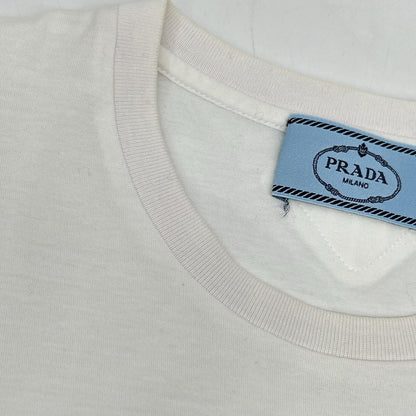 Prada Made White Cotton T-Shirt — view 9